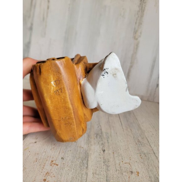 BB rabbit Easter egg ceramic vintage pulling cart container unique spring - Picture 13 of 13